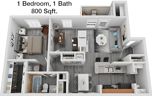 800 sq ft floorplan layout