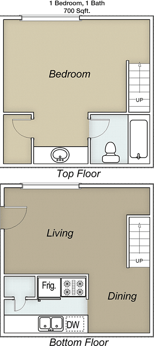 700 sq ft floorplan layout