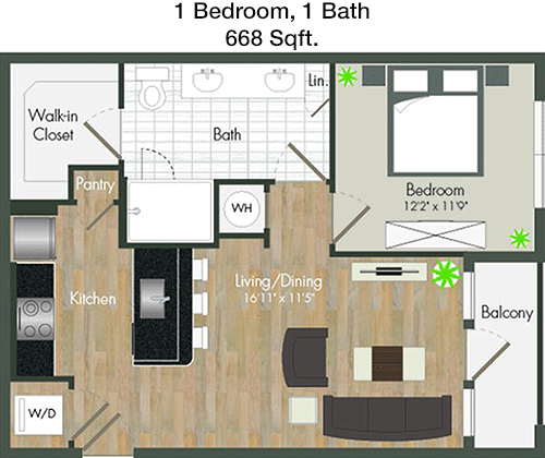 A1 floorplan layout