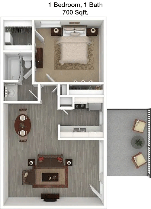 700 sq ft floorplan layout
