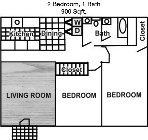 900 sq ft floorplan layout