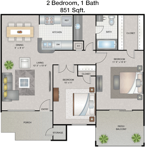 B1 floorplan layout