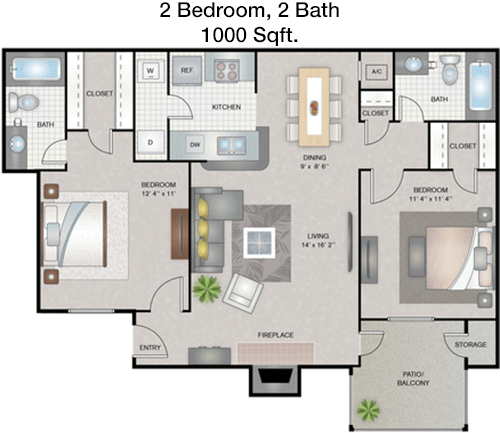 B2 floorplan layout