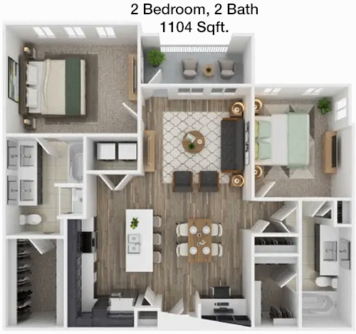 B3 floorplan layout