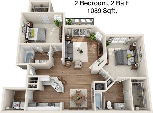 Buckingham floorplan layout
