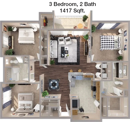 Haven Wood floorplan layout