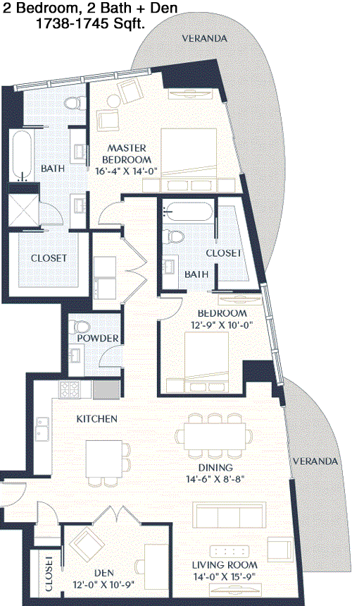 1,738 sq ft floorplan layout