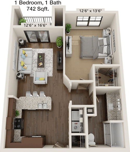 A1-HC floorplan layout