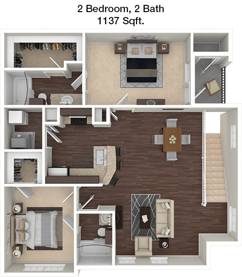 B1U floorplan layout