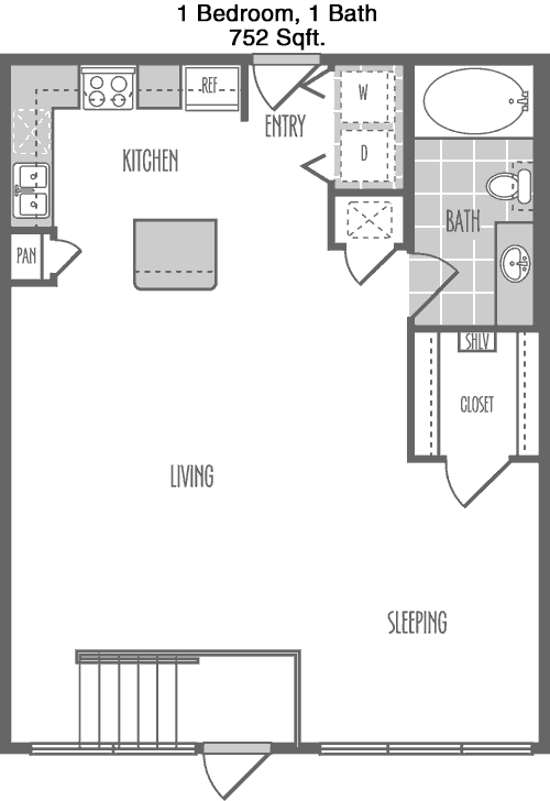 A2 (The Del Monte) floorplan layout