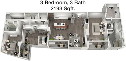 2,193 sq ft floorplan layout
