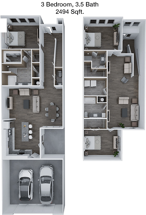 2,494 sq ft floorplan layout