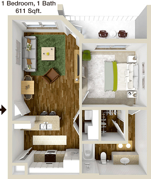 A1 floorplan layout