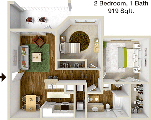 B1 floorplan layout