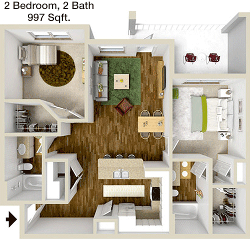 B2 floorplan layout