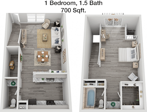 700 sq ft floorplan layout