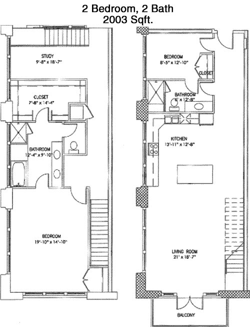 2,003 sq ft floorplan layout