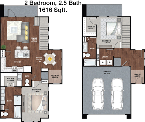 1,616 sq ft floorplan layout