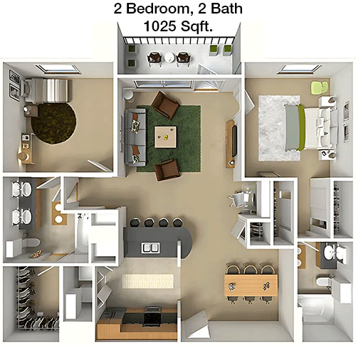 B2 floorplan layout