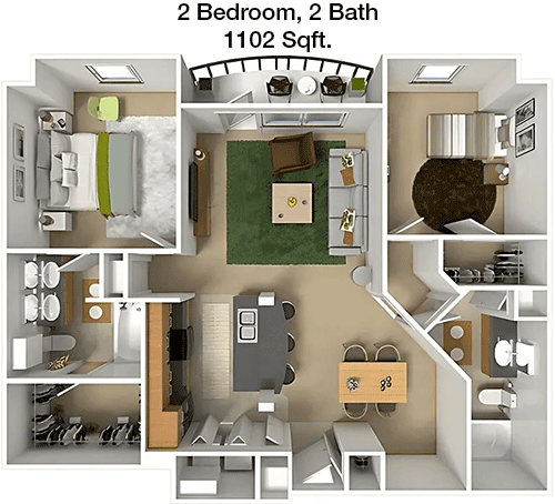 B3 floorplan layout