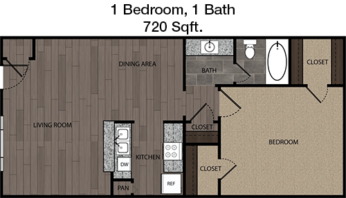 720 sq ft floorplan layout