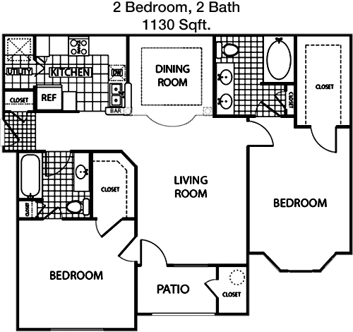 Travis floorplan layout
