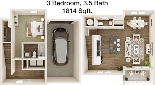 1,814 sq ft floorplan layout