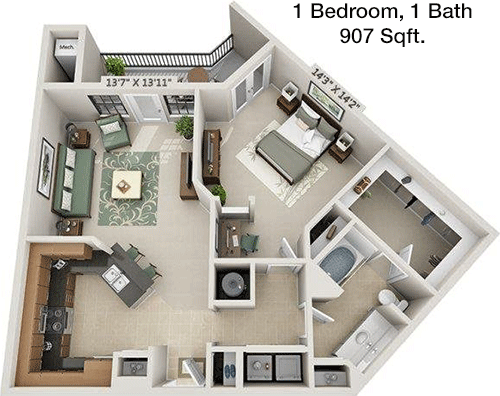 arA13 floorplan layout