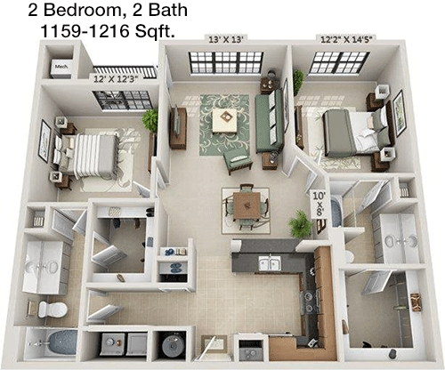 arB5 floorplan layout