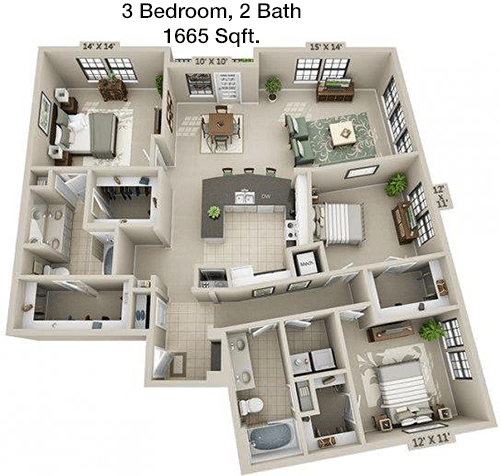 esC2.P6 floorplan layout