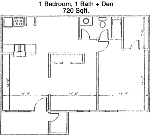 720 sq ft floorplan layout