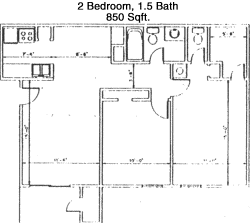 850 sq ft floorplan layout