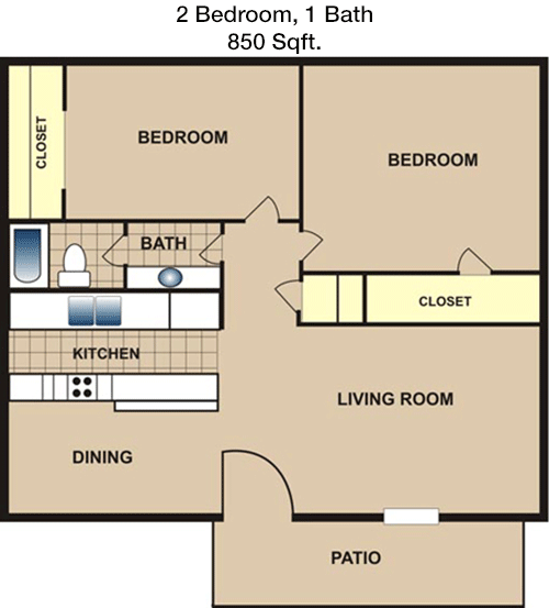 850 sq ft floorplan layout