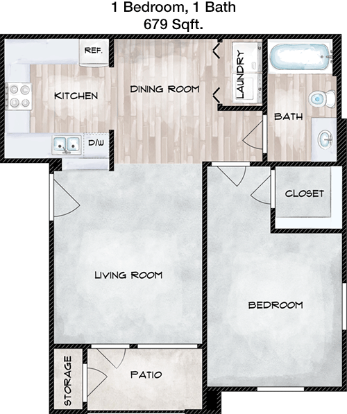 A1 floorplan layout