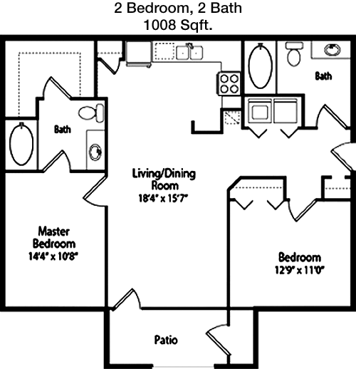 B2 floorplan layout