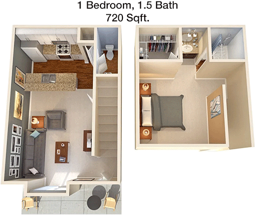 720 sq ft floorplan layout