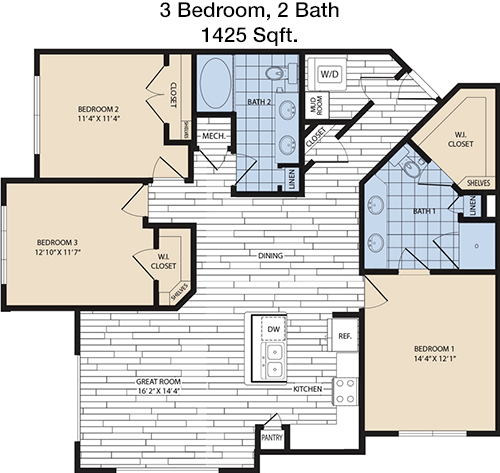 C1a floorplan layout