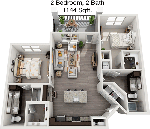 B1 floorplan layout