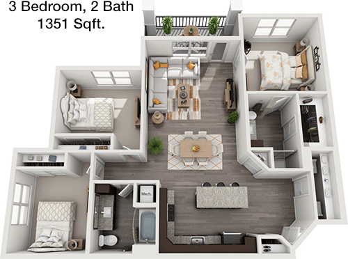 C1 floorplan layout