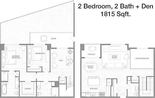 1,815 sq ft floorplan layout