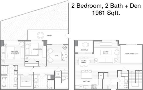 1,961 sq ft floorplan layout