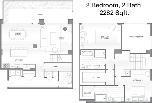 2,282 sq ft floorplan layout