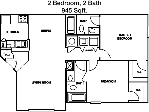 2x2 floorplan layout