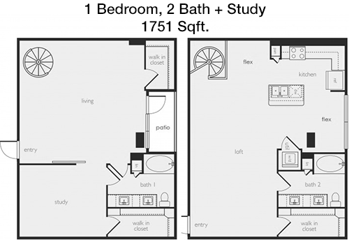 1,751 sq ft floorplan layout