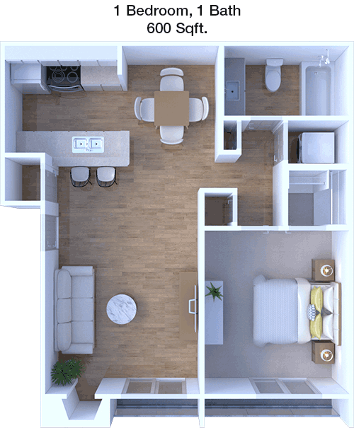 600 sq ft floorplan layout