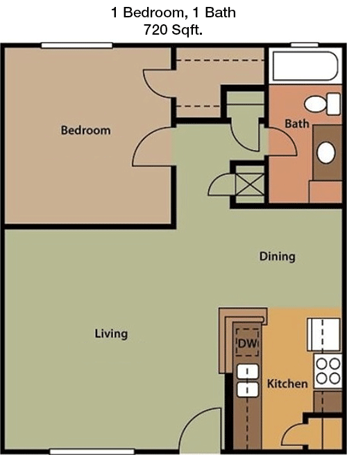 720 sq ft floorplan layout