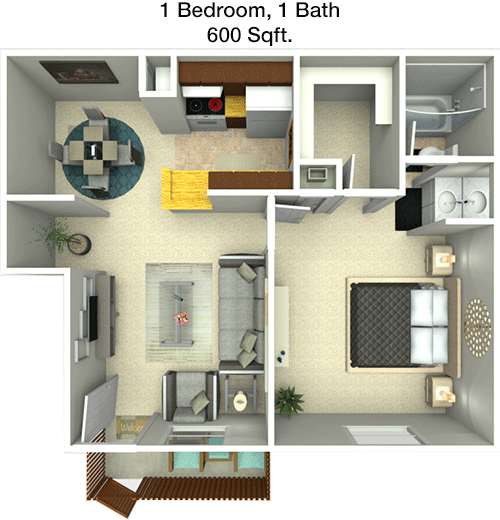 600 sq ft floorplan layout