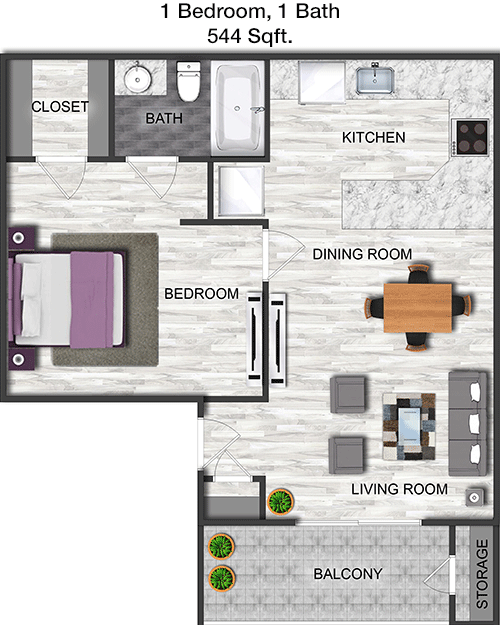 A1 floorplan layout