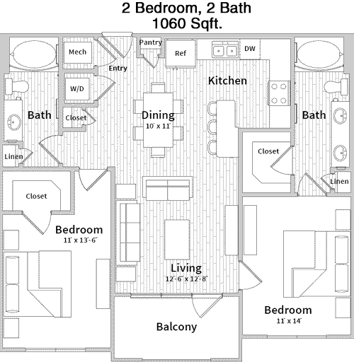 D floorplan layout