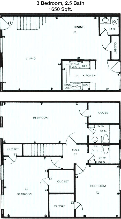 1,650 sq ft floorplan layout